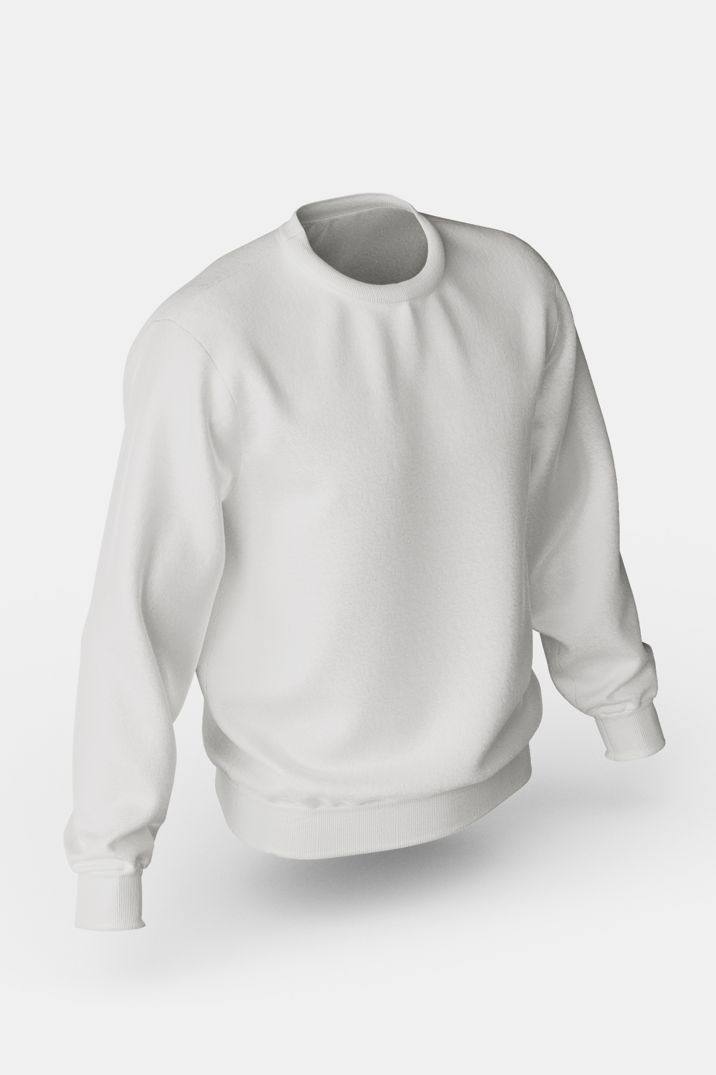 Basic White Sweatshirt