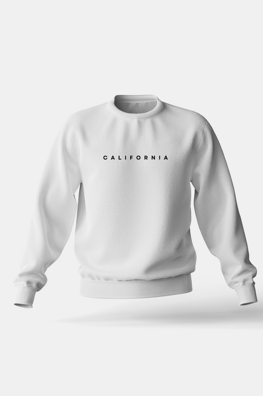 California Sweatshirt-White