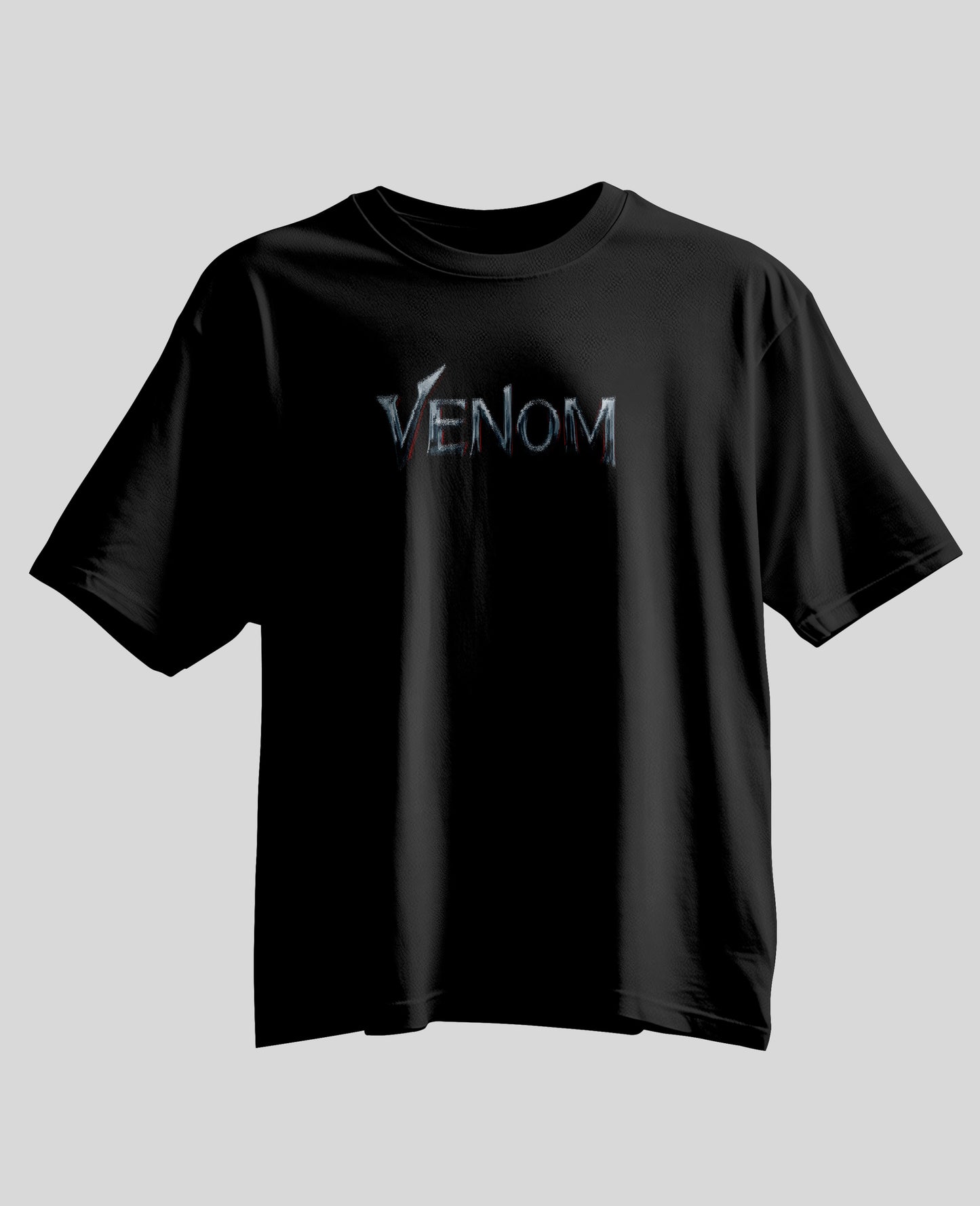 Relaxed Fit Venom Tee Black